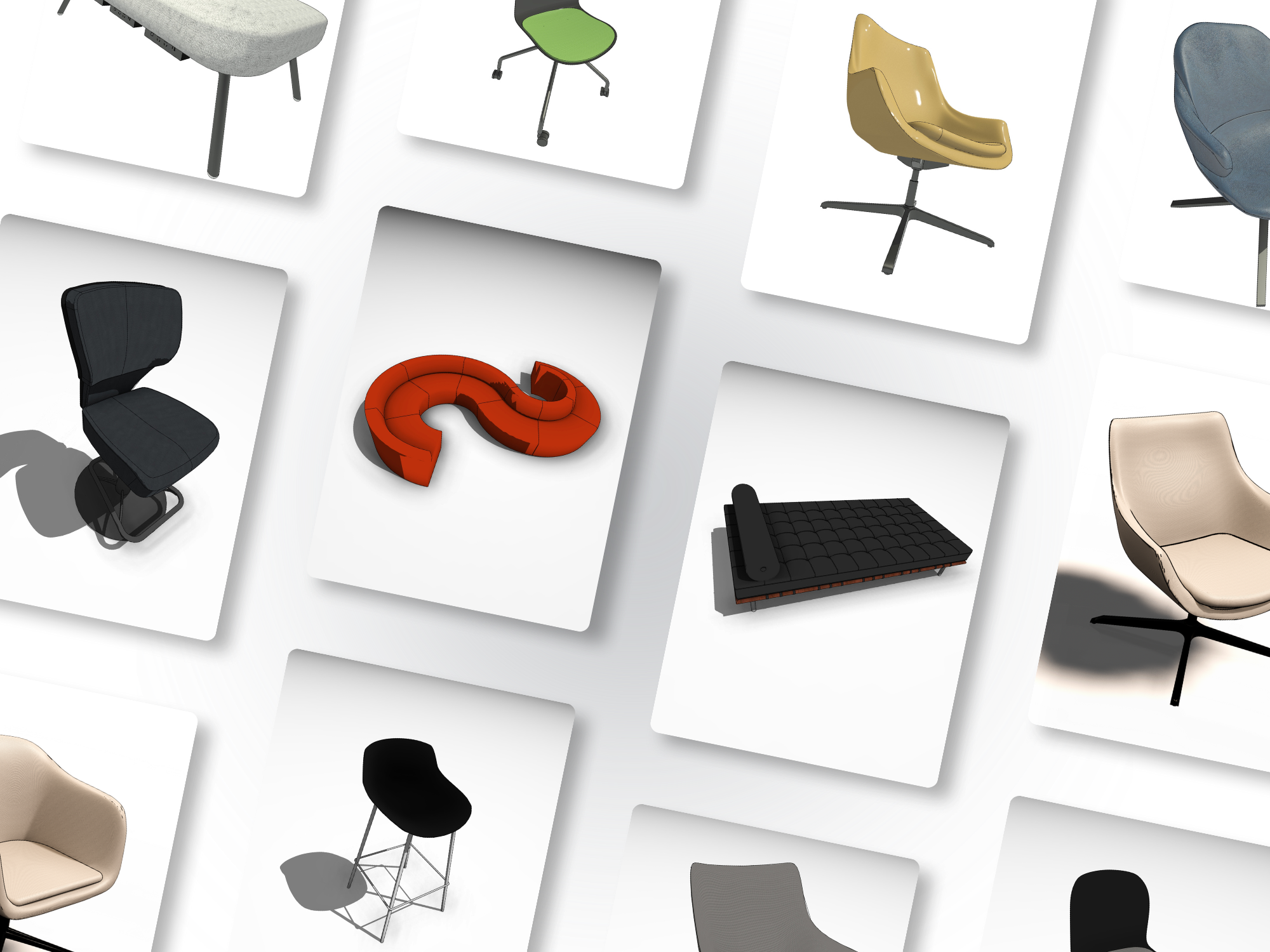 Furniture collections – Revit family example